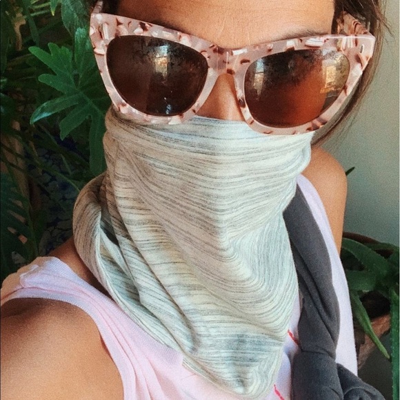 ❤️ Anthropologie‎ Face Mask Tick Hanker-chief Style - Picture 6 of 8